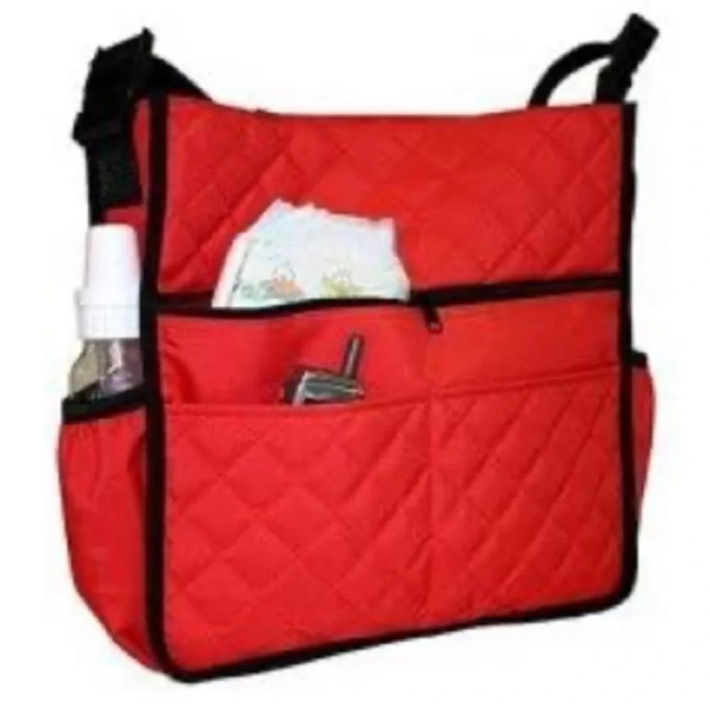 JL CHILDRESS🖤BLACK🖤QUILTED TOTE N STROLL ESSENTIALS DIAPER 🍼BABY🍼 BAG🌟NWT🌟